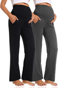 Maternity Wide Leg Lounge Pants - Cozy Full Panel Support