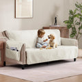 Quilted Grand Sofa Covers for 4 Cushion Couch - Water-Repellent Fit