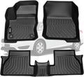 VIWIK Floor Mats for Ford Focus 2018-2012 - Custom 3D Fit All-Weather