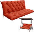Porch Swing Cushion with Backrest 60x40 in - Thick 5 in Outdoor