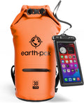 Waterproof Dry Bag Backpack with Zippered Pocket - Keeps Gear Dry