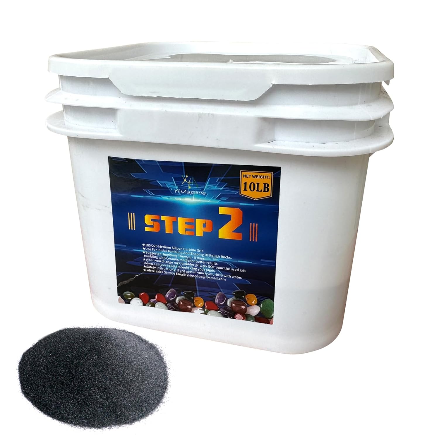 10 lbs Tumbler Media Grit for Rock Polishing and Tumbling