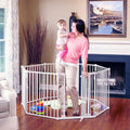 3 In 1 Metal Superyard Baby Play Yard - Versatile Extra Wide Gate