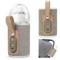 Baby Bottle Warmer Portable - Rechargeable Temperature Adjustable