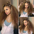 CYNOSURE 13x5 Highlight Ombre Lace Front Wig Human Hair 22 in