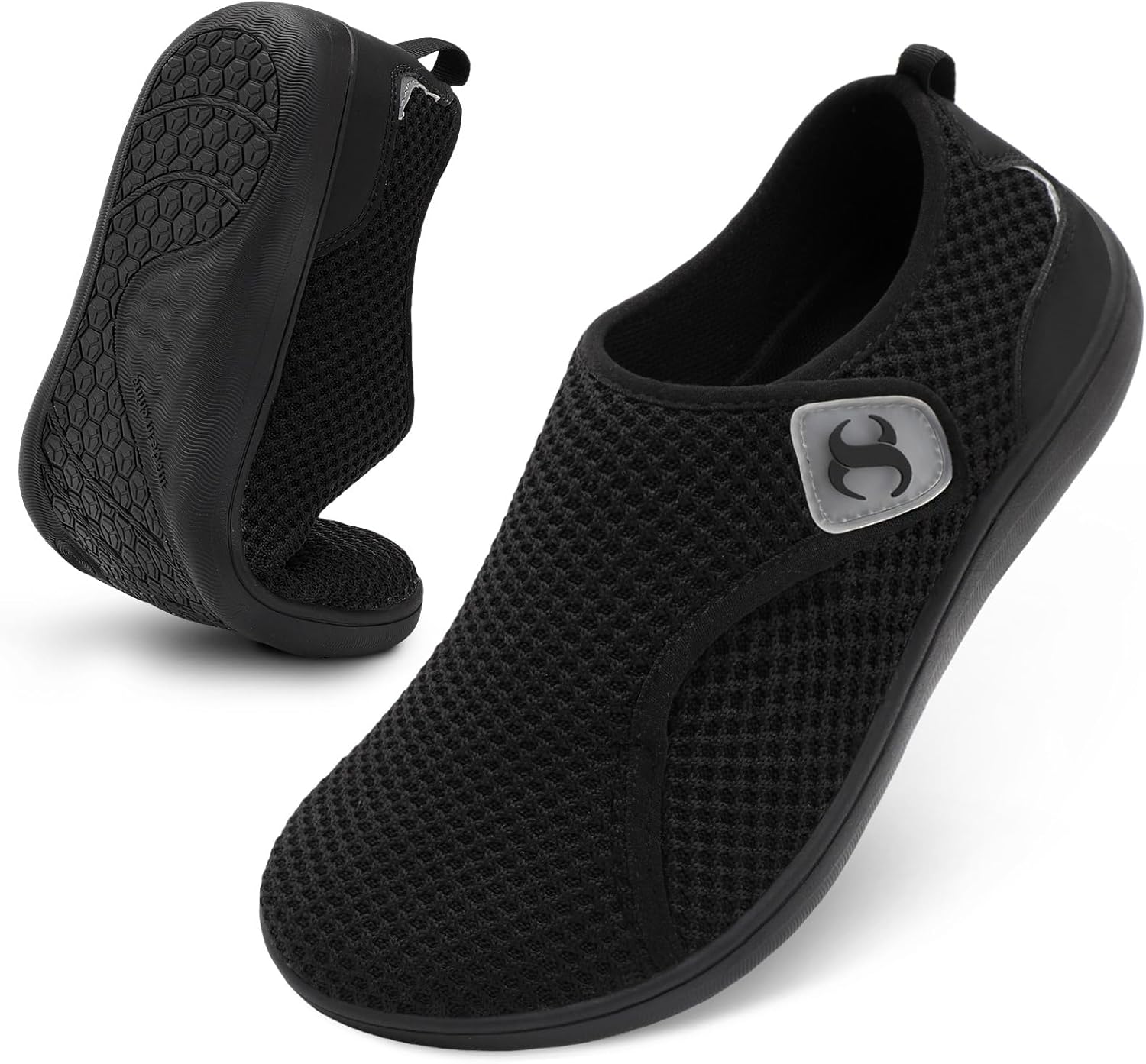 Mens Walking Shoes Wide Diabetic Orthopedic Recovery Sneakers