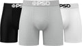 PSD Men's Mid Length Boxer Briefs 5 in Inseam - 3 Pack Breathable