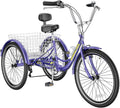 MOONCOOL Adult Tricycles 3 Wheel 7 Speed Trikes - Stable, Comfortable