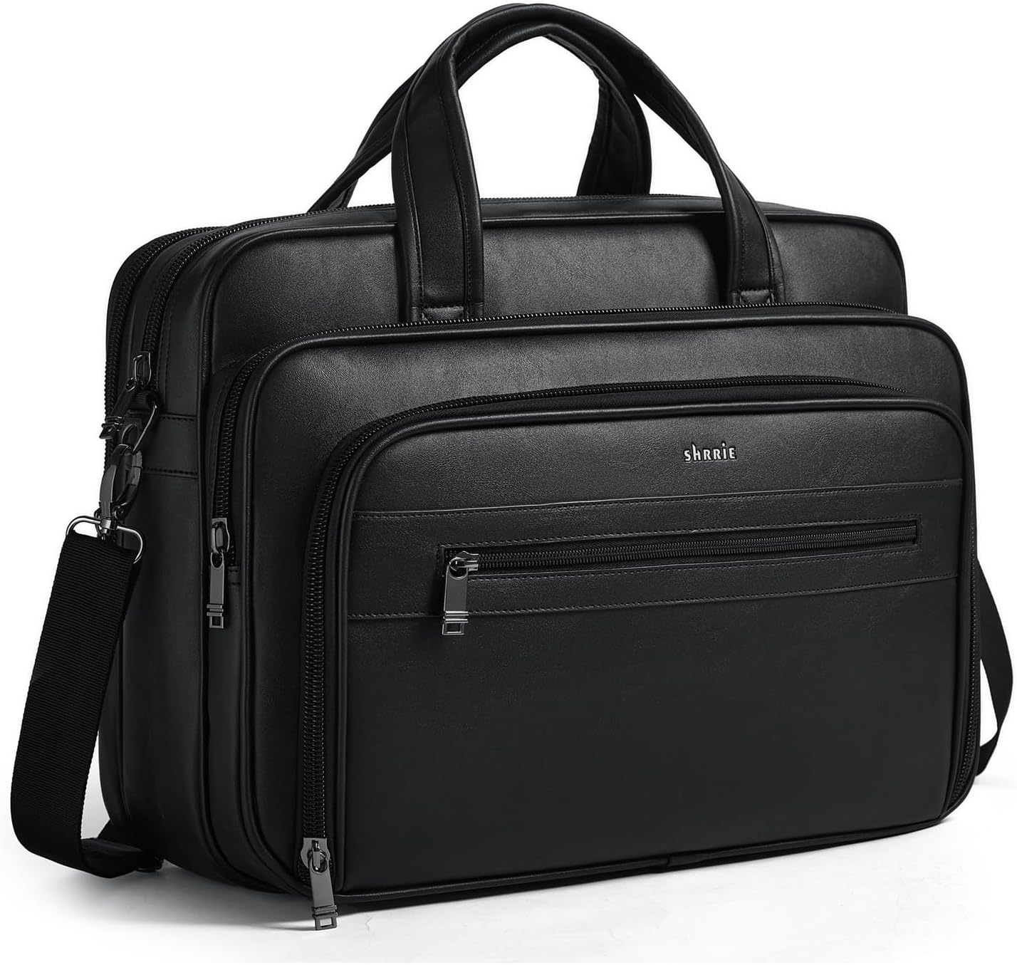 Shrrie Leather Messenger Bag for Men&Women - Versatile Design