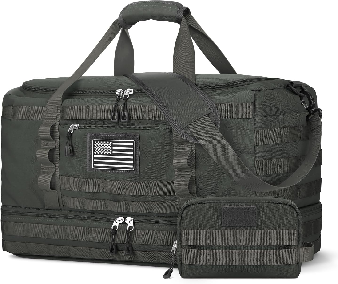 ETRONIK Travel Bag for Men Women - Tactical Duffle for Gym