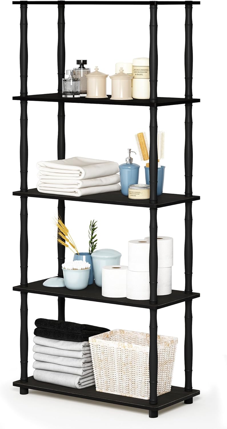 Furinno Turn-N-Tube 5-Tier Multipurpose Shelf for Storage