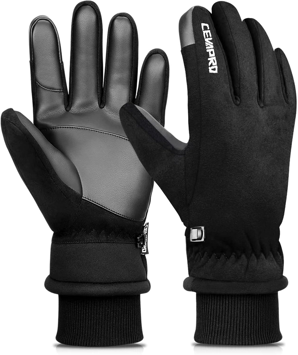 Deerskin Insulated Gloves - Warm & Waterproof for Cold Weather!