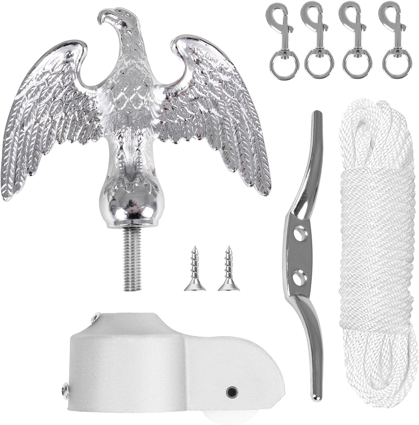 Flagpole Hardware Repair Parts Kit for 1.6 to 2 in Poles