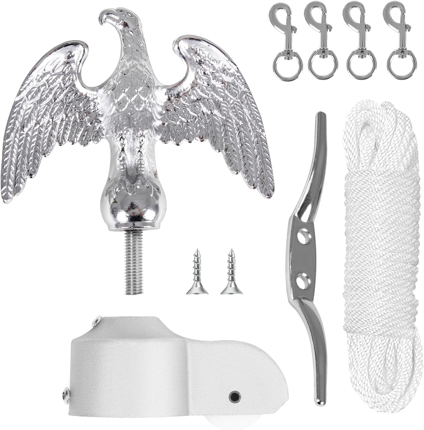 Flagpole Hardware Repair Parts Kit for 1.6 to 2 in Poles