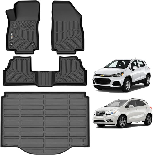 AIPOIL Floor Mats & Cargo Liner Set for Chevrolet Trax & Buick Encore