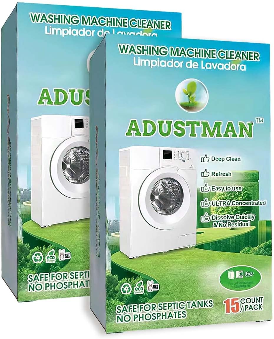 Sparkling Clean: Washing Machine Cleaner Tablets x2