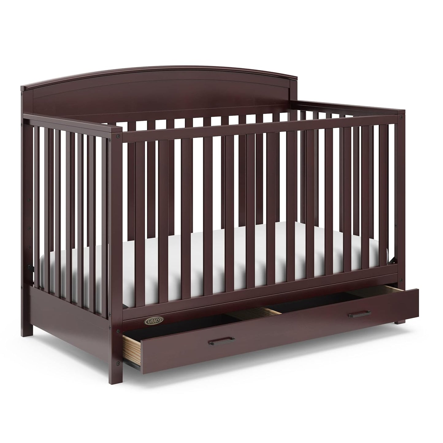Graco Benton 5-in-1 Convertible Crib with Drawer for Nursery