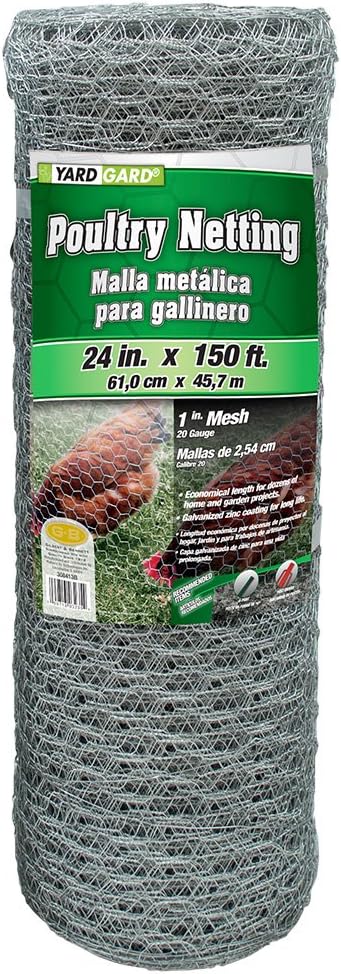 YardGard Chicken Wire 1 Inch Mesh for Garden and Poultry Use