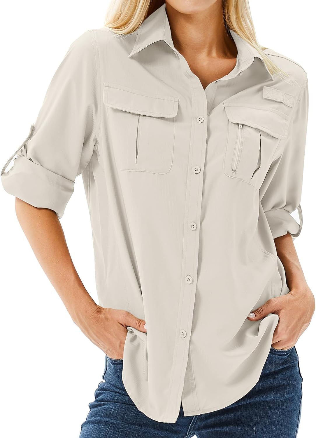 Women's UPF 50 Long Sleeve Sun Protection Shirts for Outdoor Fun