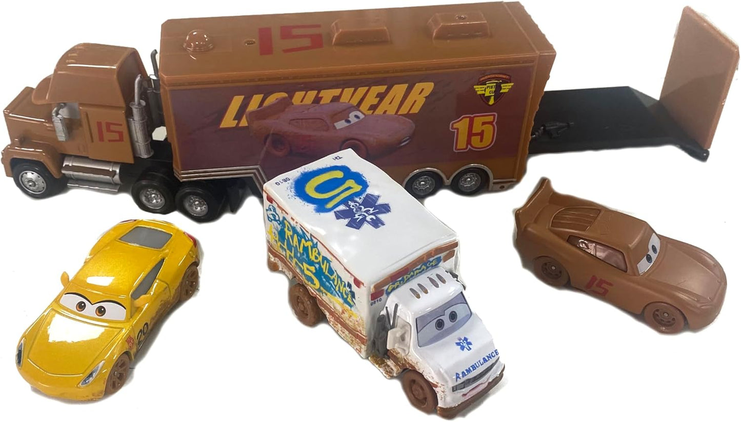 4PCS Movie Cars Track Talkers Vehicles for Kids' Collectibles