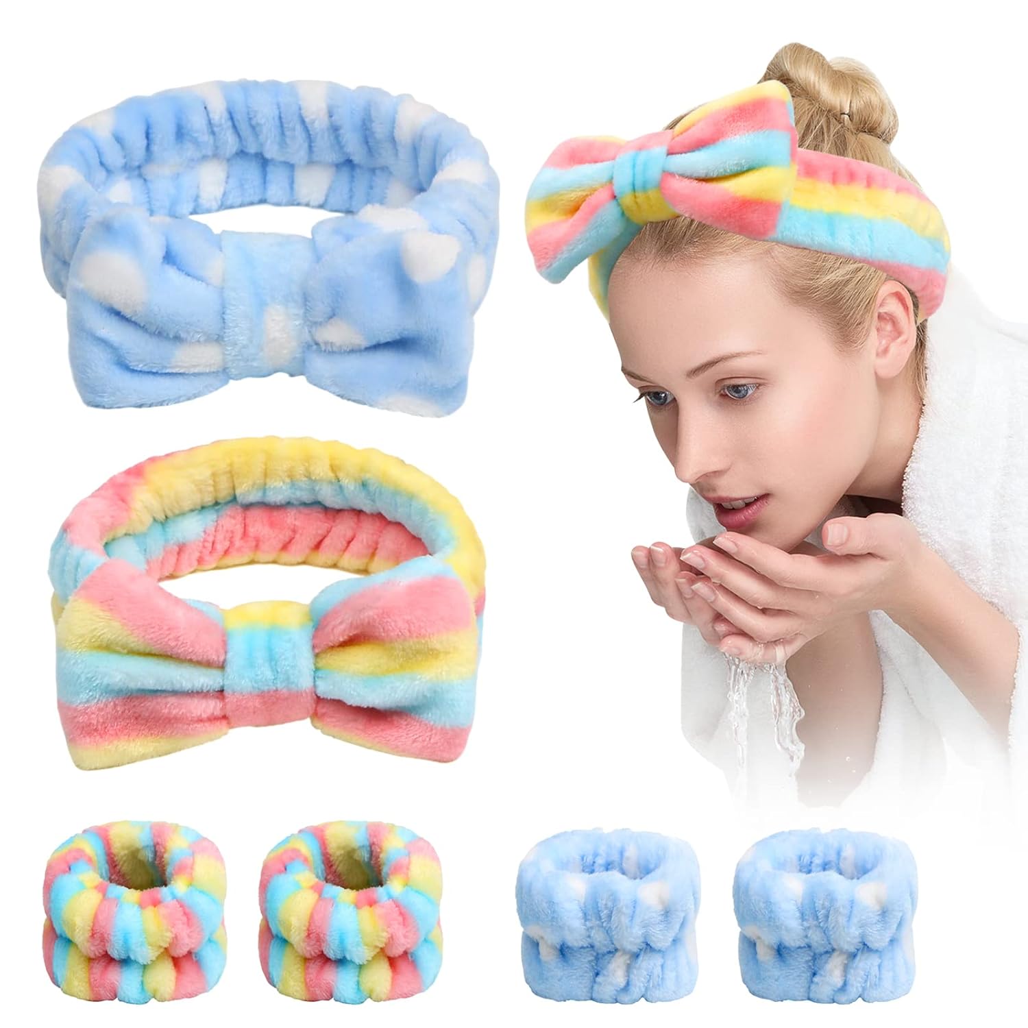 Yoseng Face Wash Headband Set - Perfect for Skincare
