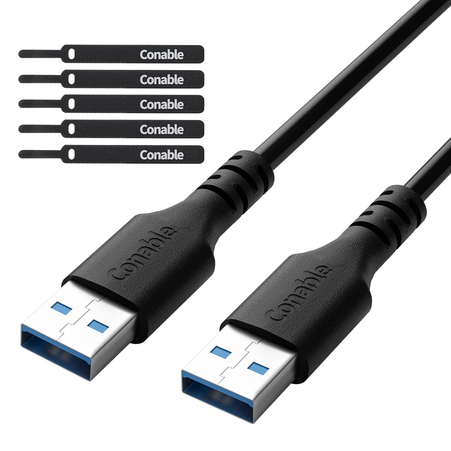 High-Speed USB 3.0 Male to Male Cable - Data Transfer, 6ft