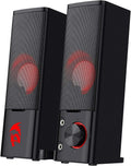 Redragon GS550 PC Gaming Speakers - Compact 2.0 Stereo Sound