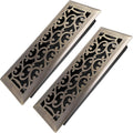 4x12 in Heavy Duty Walkable Floor Register 2 Pack - Savannah Design