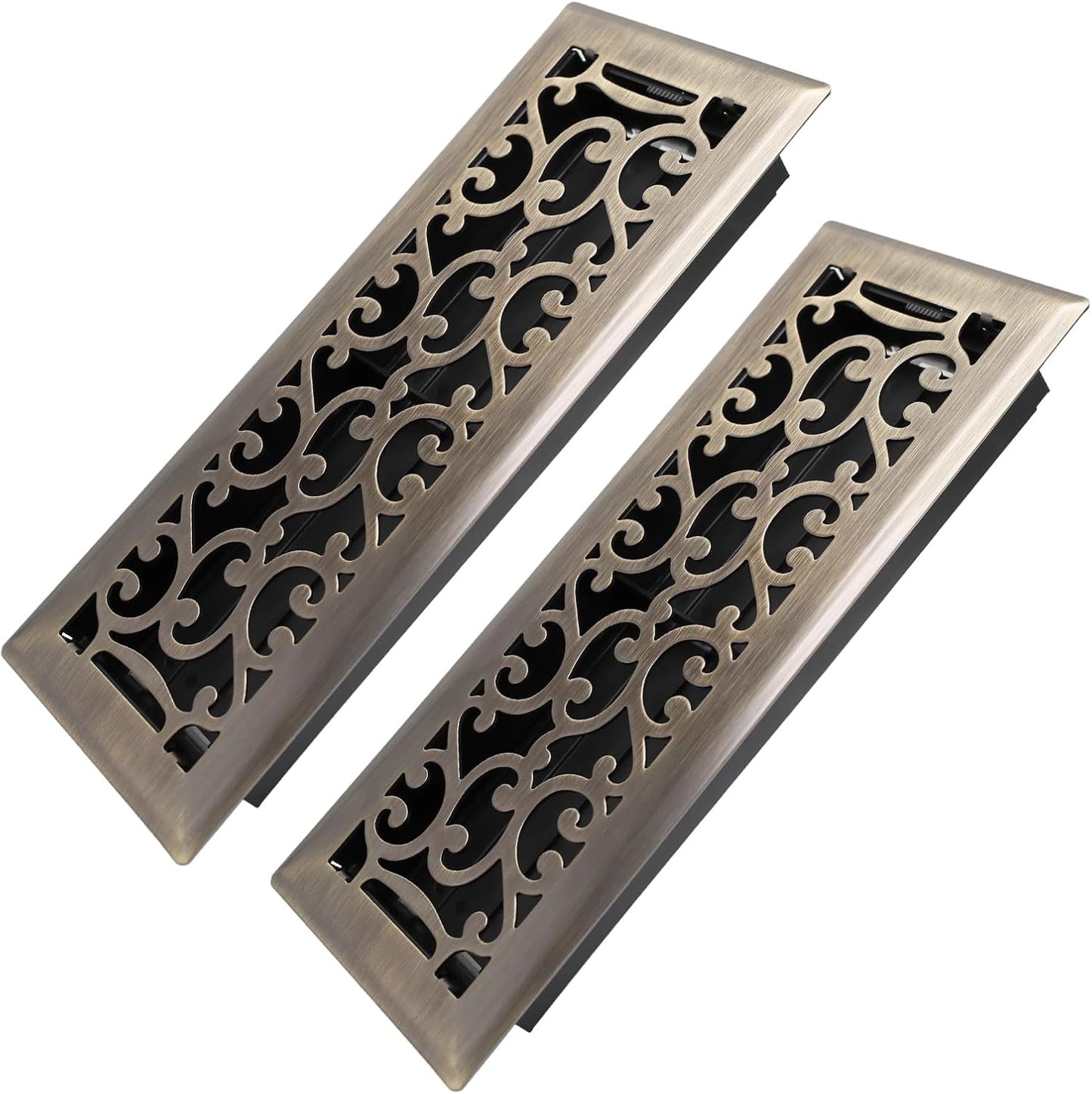 4x12 Inches Heavy Duty Walkable Floor Register for Home Use
