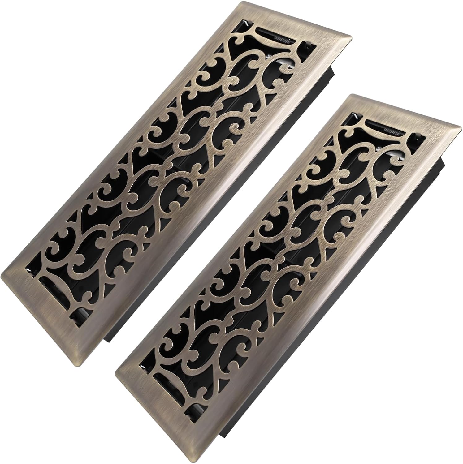 4x12 Inches Heavy Duty Walkable Floor Register for Home Use
