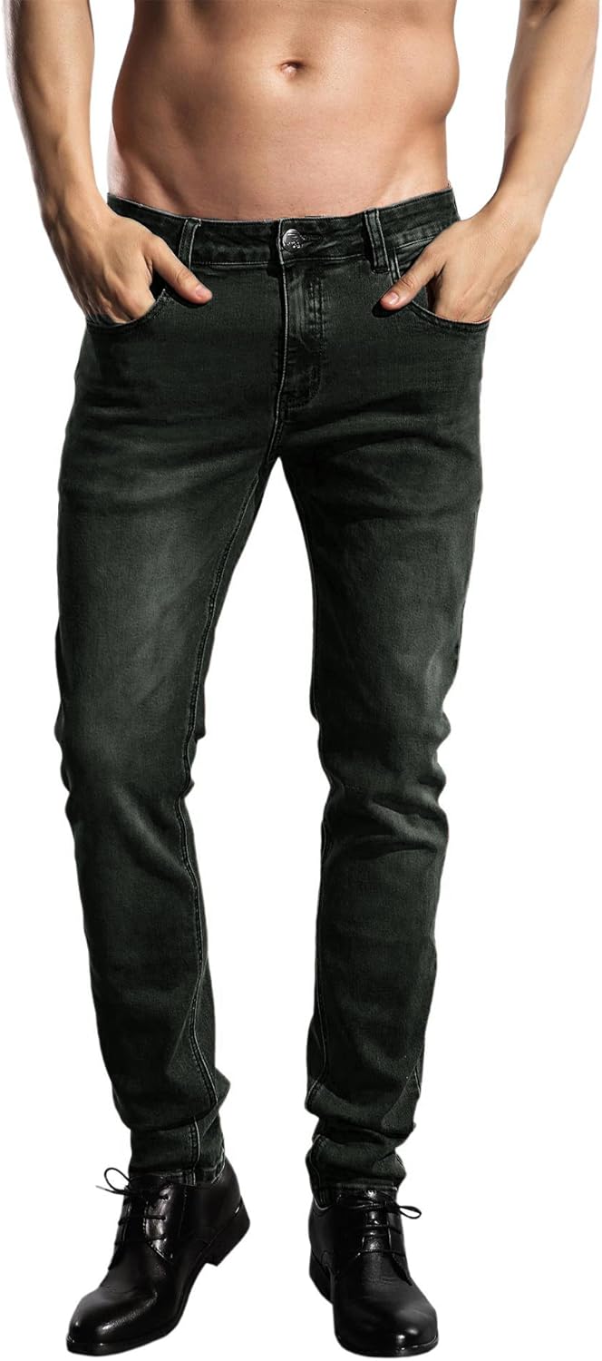 Slim Fit Colorful Comfy Stretch Jeans for Men - ZLZ Fashion