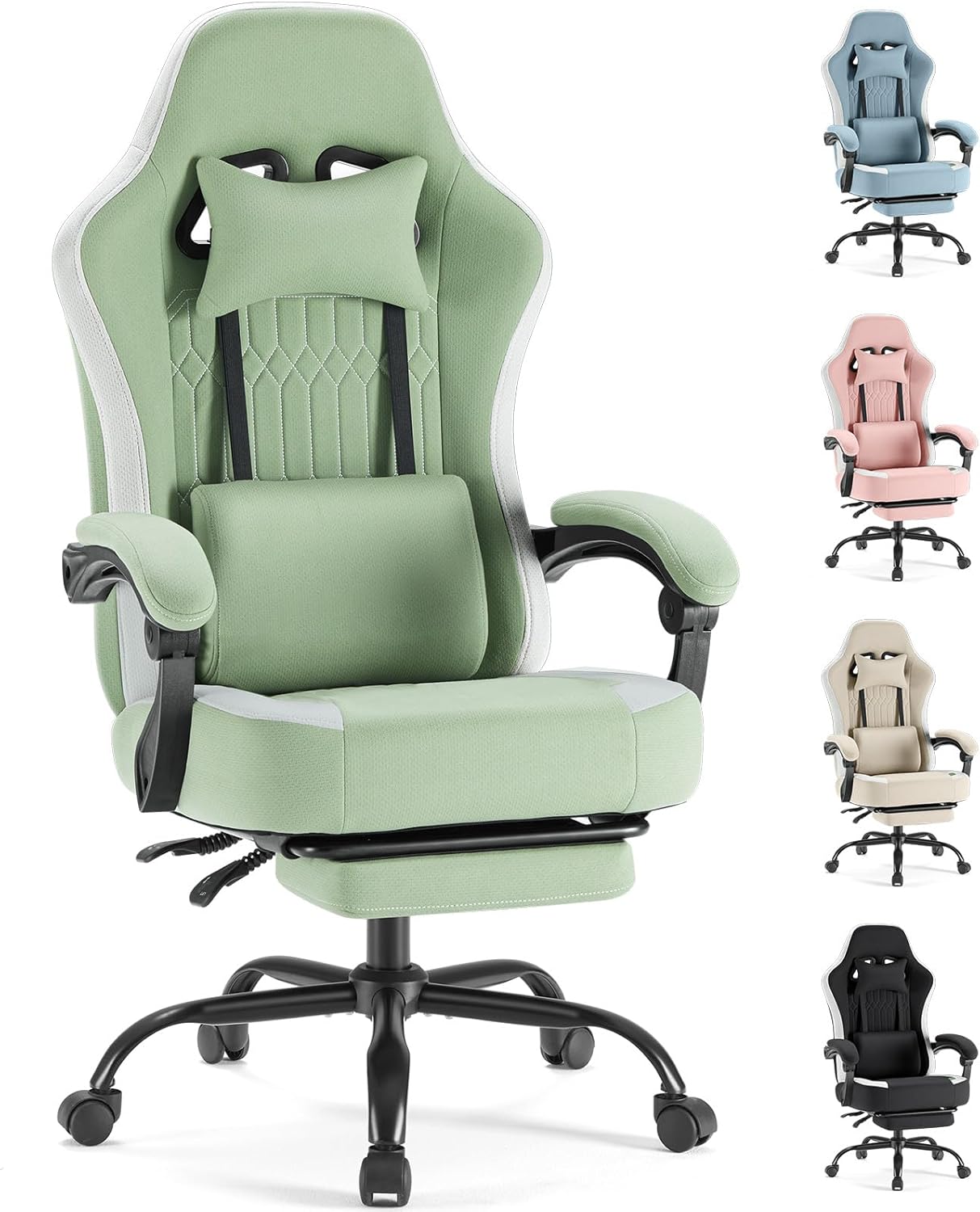 Sweetcrispy Computer Gaming Chair - Ergonomic High Back Design