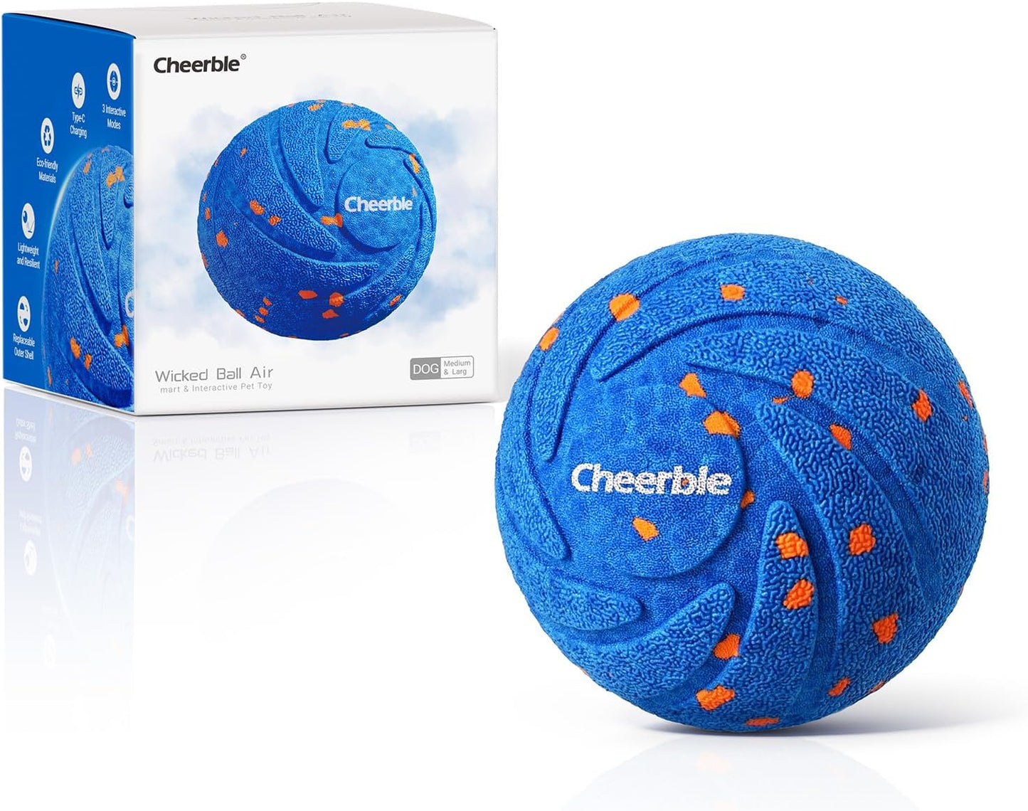 Cheerble Wicked Ball AIR: Interactive Auto Rolling Toy