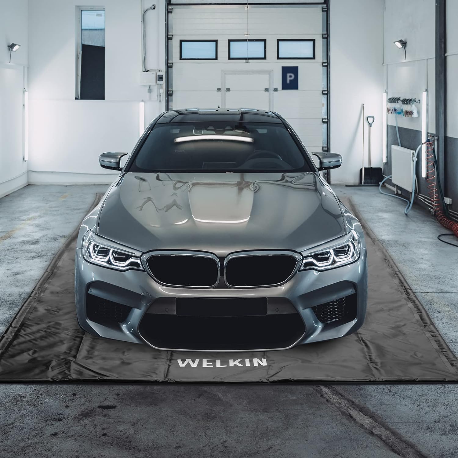WELKIN Containment Mat for Garage - Heavy Duty Waterproof Protection