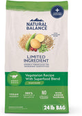 Natural Balance Limited Ingredient 24 Pound Vegetarian Dog Food