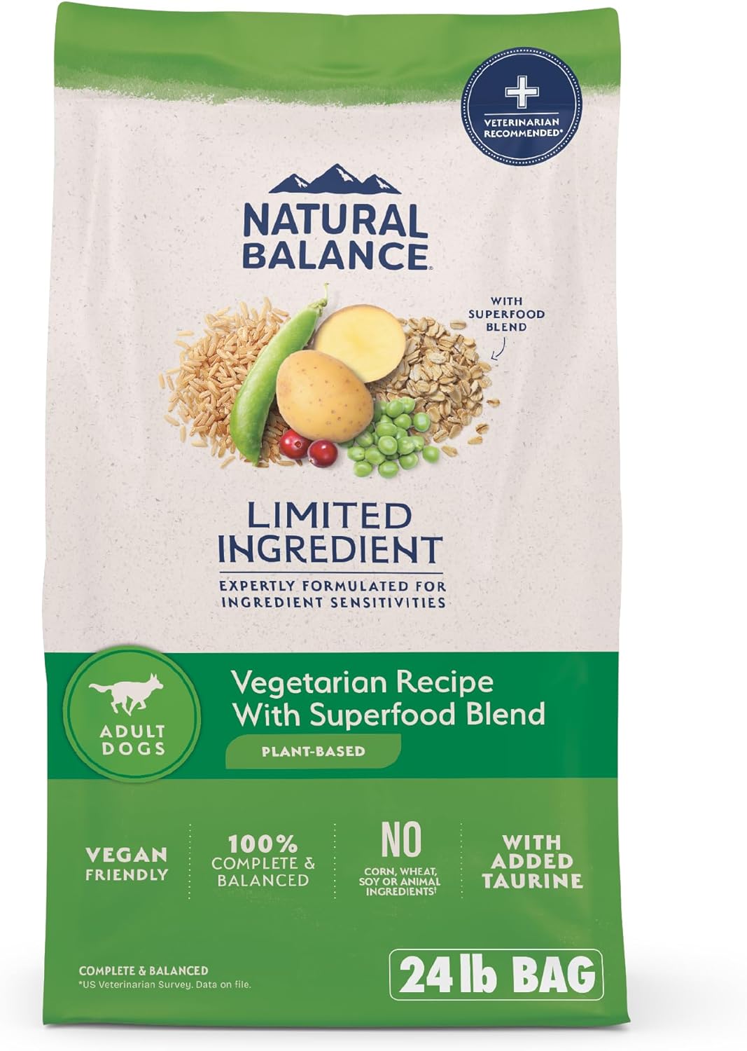 Natural Balance Limited Ingredient Vegan Dog Food for All Breeds