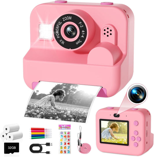 Instant Print HD Kids Camera - Fun Memories on-the-Go! 