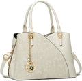 Triple Compartments Satchel Handbag for Women - Organized (Style JS18)