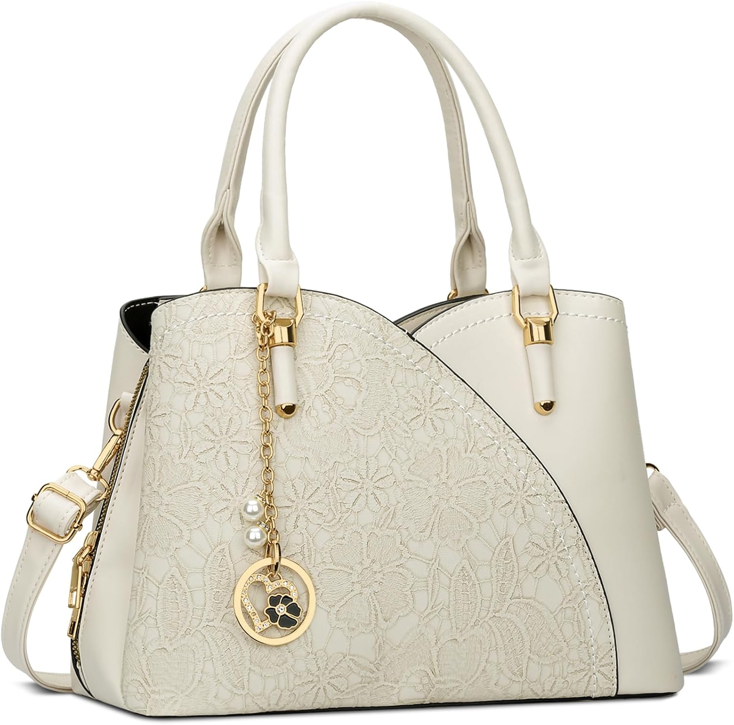 KKXIU Triple Compartments Handbags for Women - Stylish Satchel