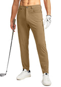 Men's Stretch Golf Pants Slim Fit with 6 Pockets - Comfortable