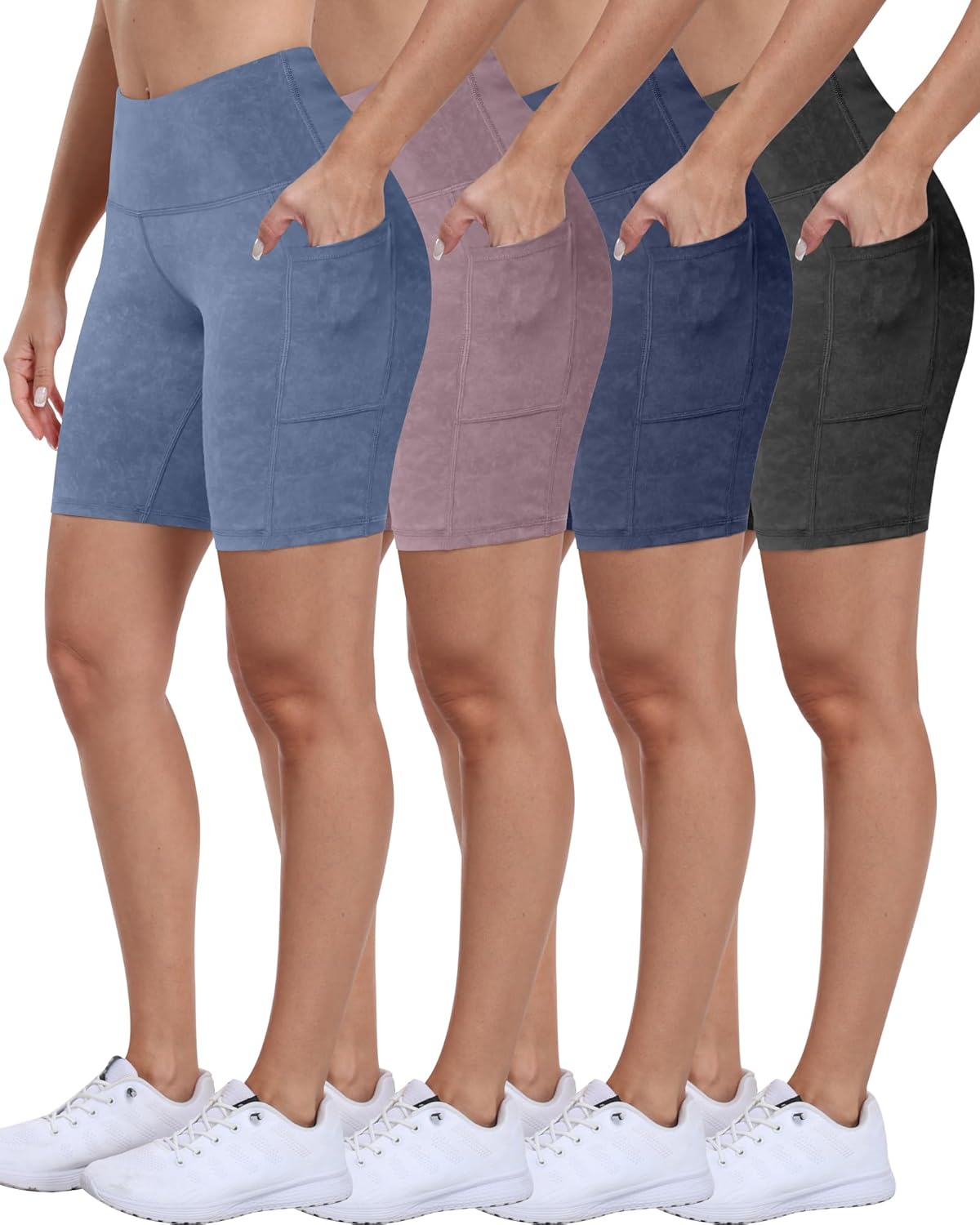 ATHVOTAR Biker Shorts Women with Pockets for Active Lifestyle