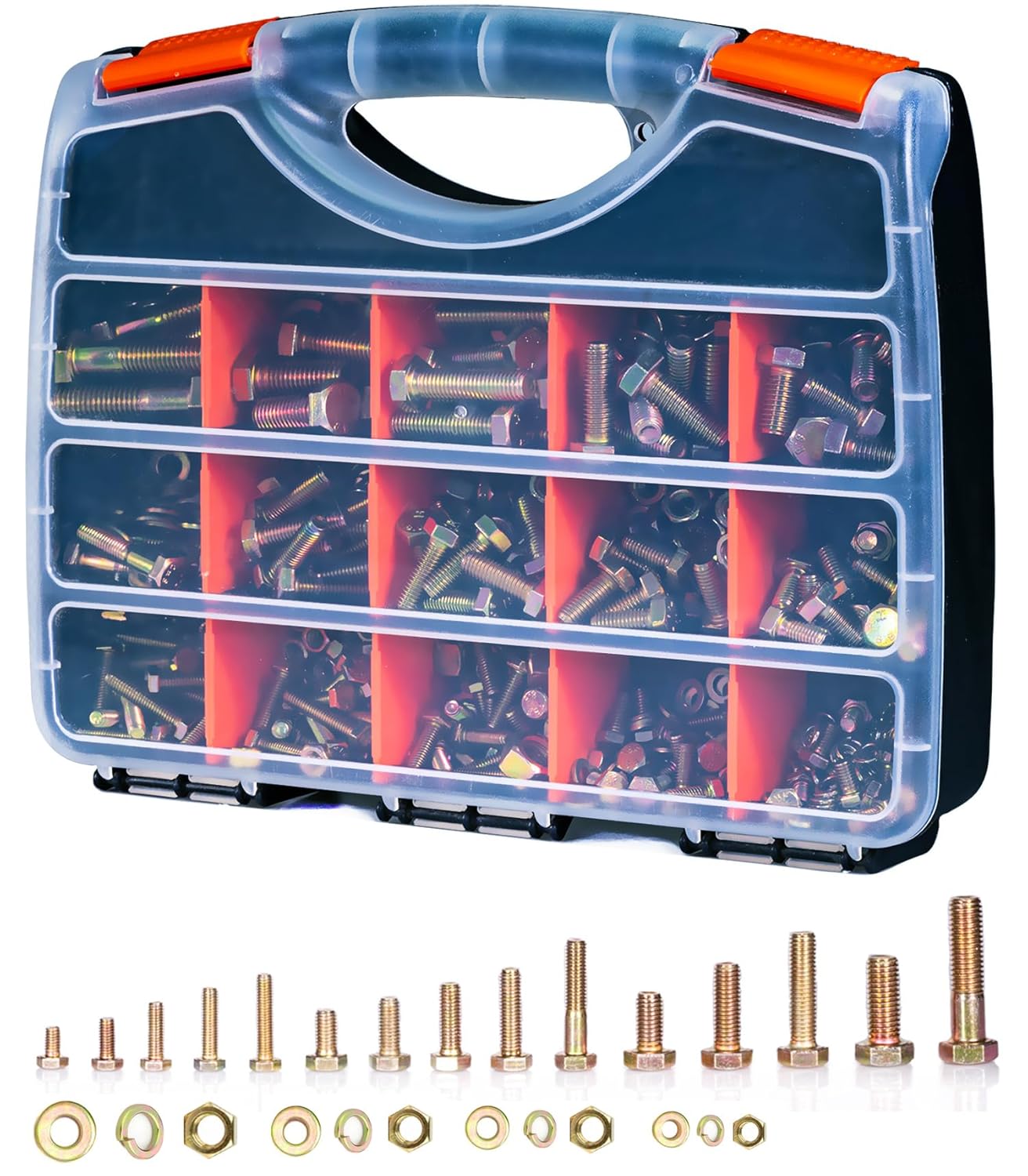 700pcs Metric Bolt Assortment Kit for Heavy Duty Projects