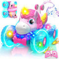 Lehoo Castle Unicorn Remote Control Car for Girls - 360 Stunt Fun