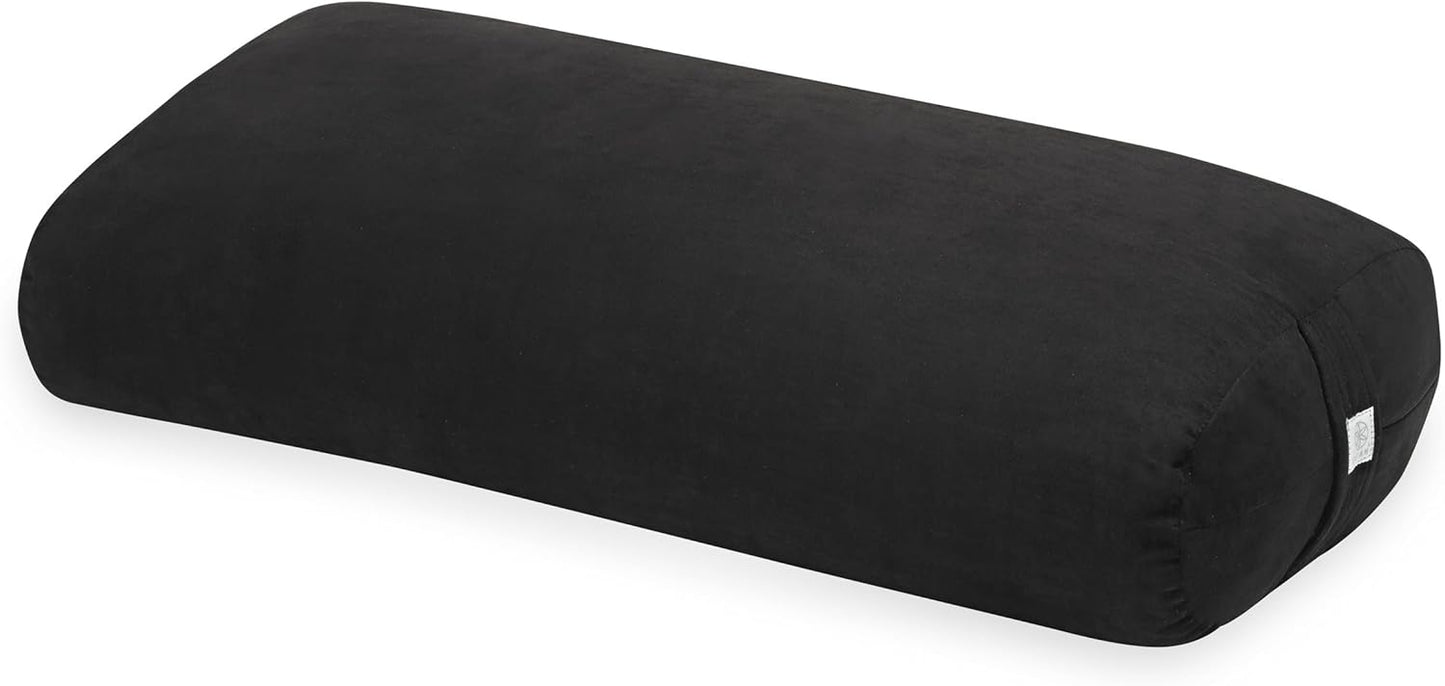 Gaiam Long Yoga Bolster - Supportive Pillow