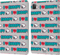 Peanuts I Love Pattern Snoopy Boardwalk Airbrush Leather iPad Pro 11