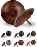 2ft Round Head Iron Clavos Nails 10 Pack - Sealed Rusted Finish
