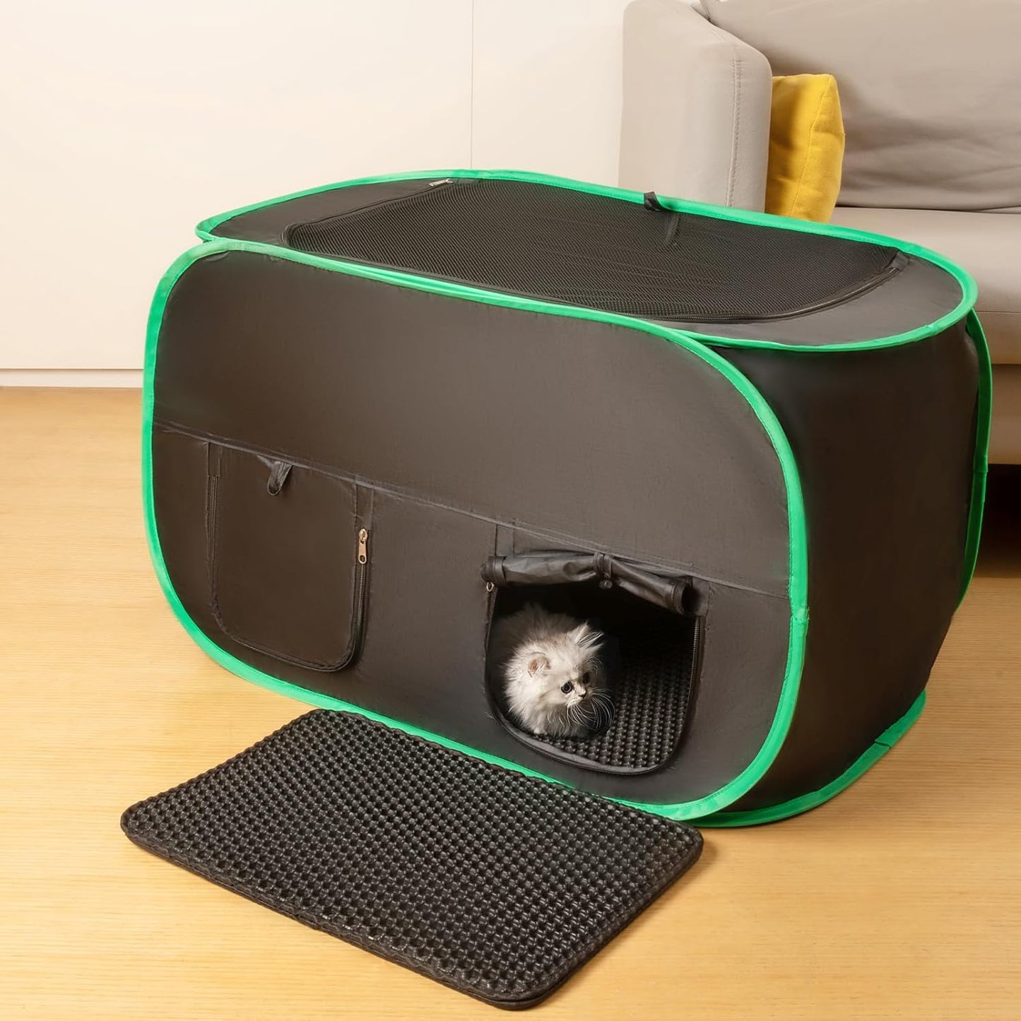 Pawtenda Hideaway: Portable & Waterproof Cat Litter Tent