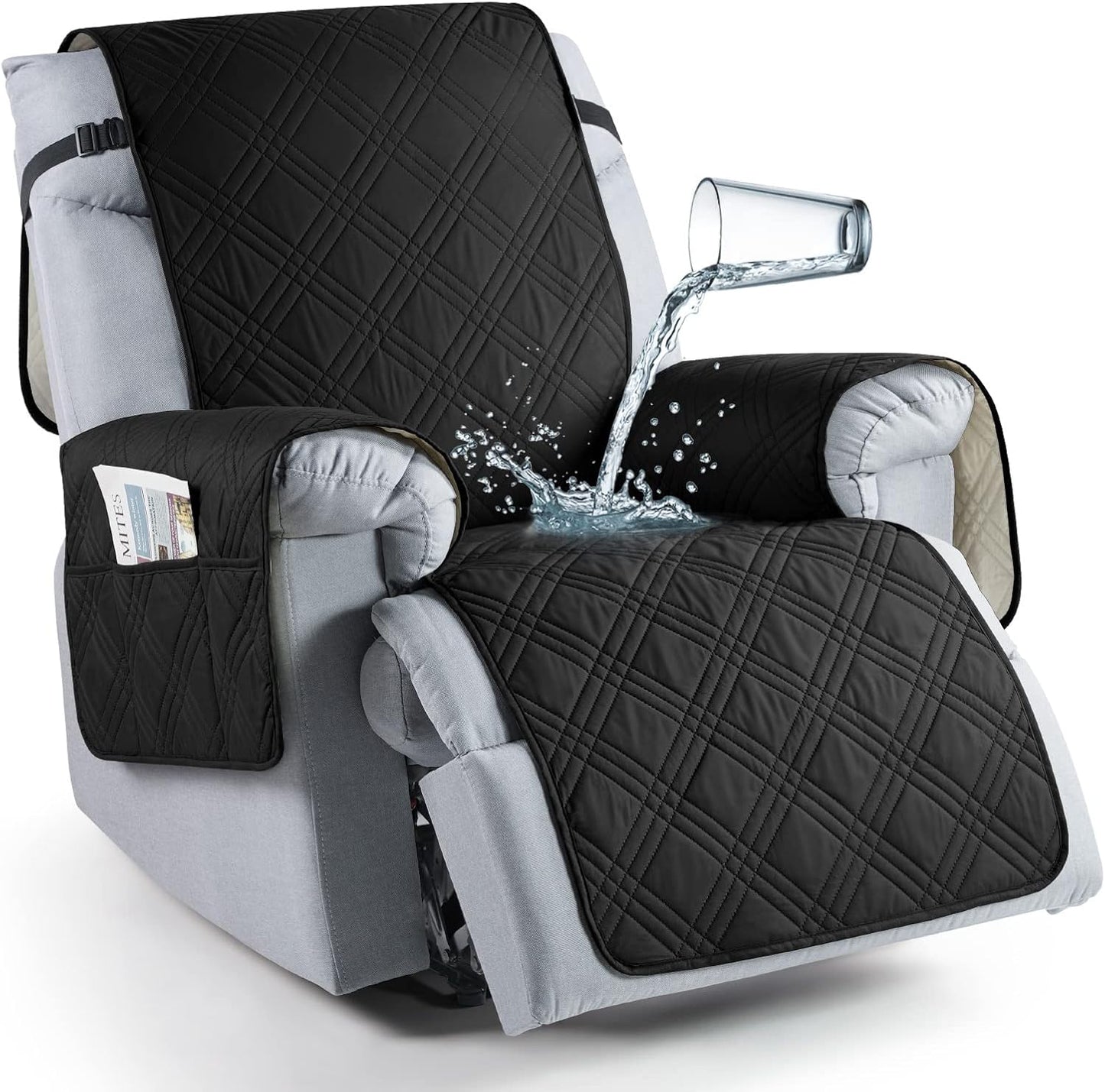 100% Waterproof Recliner Chair Cover for Small Recliners