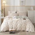HighBuy Boho Cotton Floral Printed Twin Duvet Cover Set - Soft