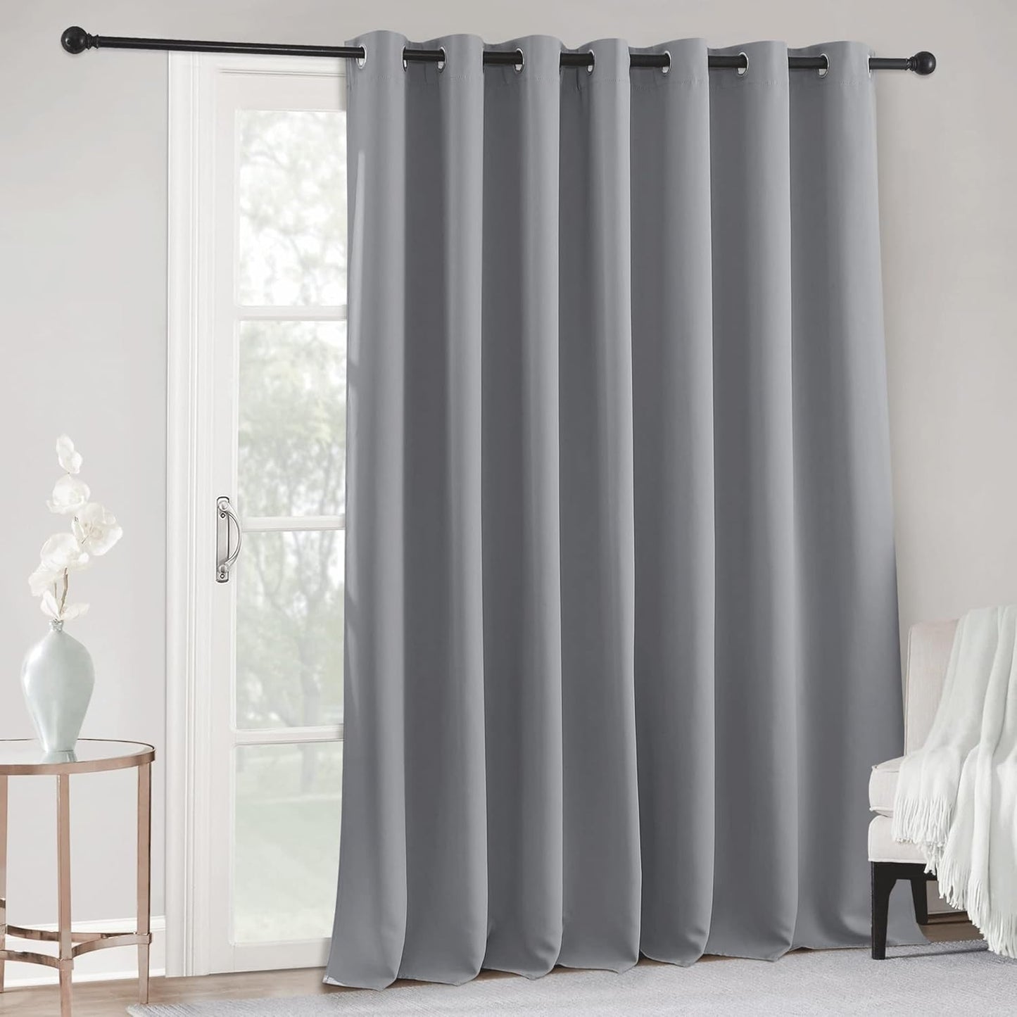 RYB HOME Blackout Curtains 95in Long for Room Darkening Needs